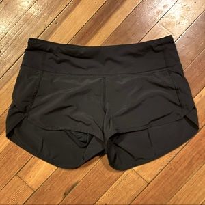Lulu black athletic shorts Size 4